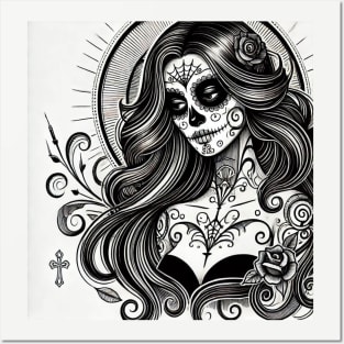 The gothic catrina Posters and Art